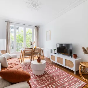 2 Pieces Fonctionnel Metro Jaures - 19 - 4p - Flat-guest Appartement Paris